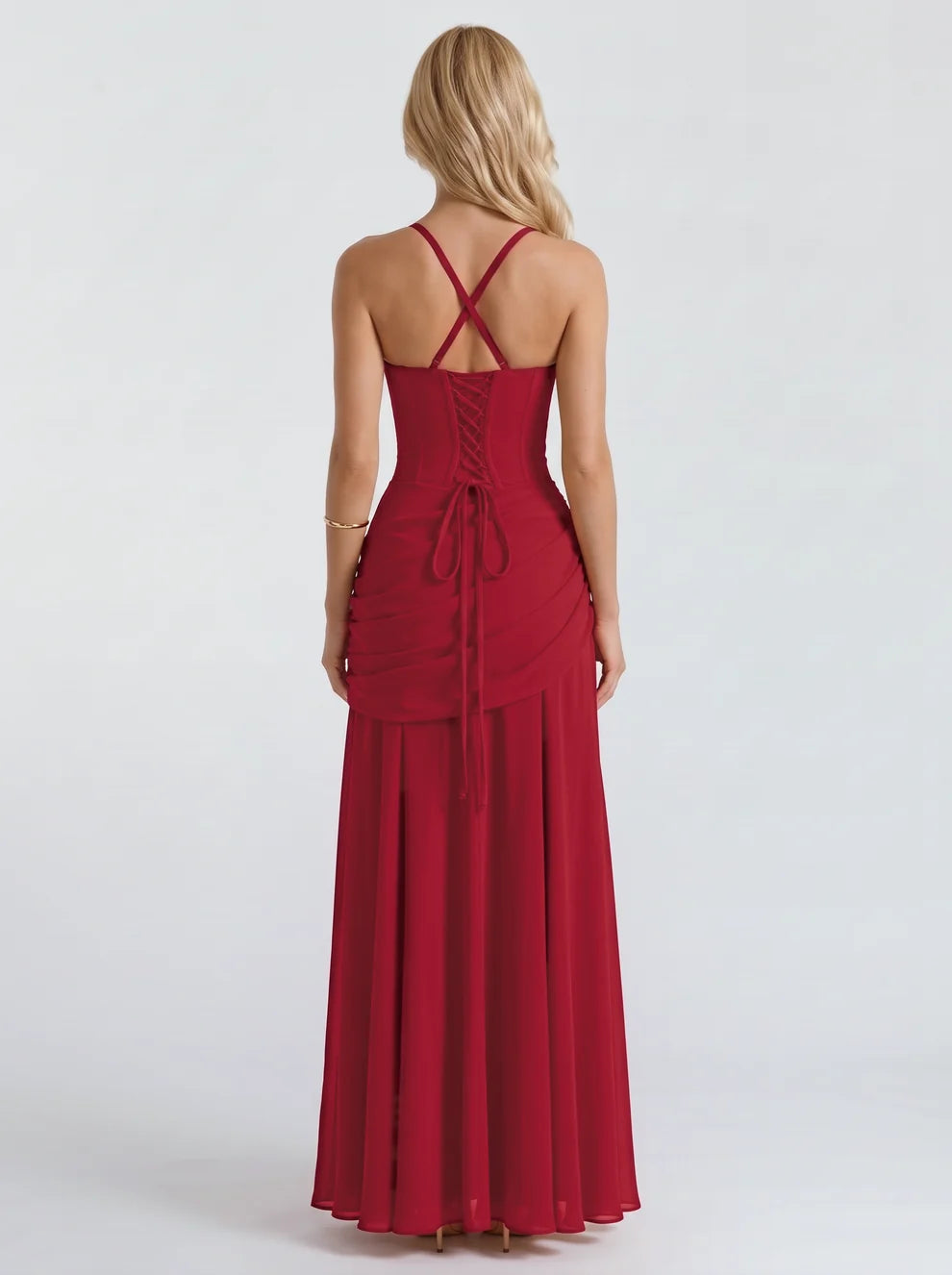 Charlotte Ruched Maxi Dress