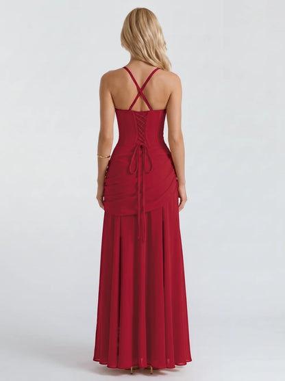 Charlotte Ruched Maxi Dress