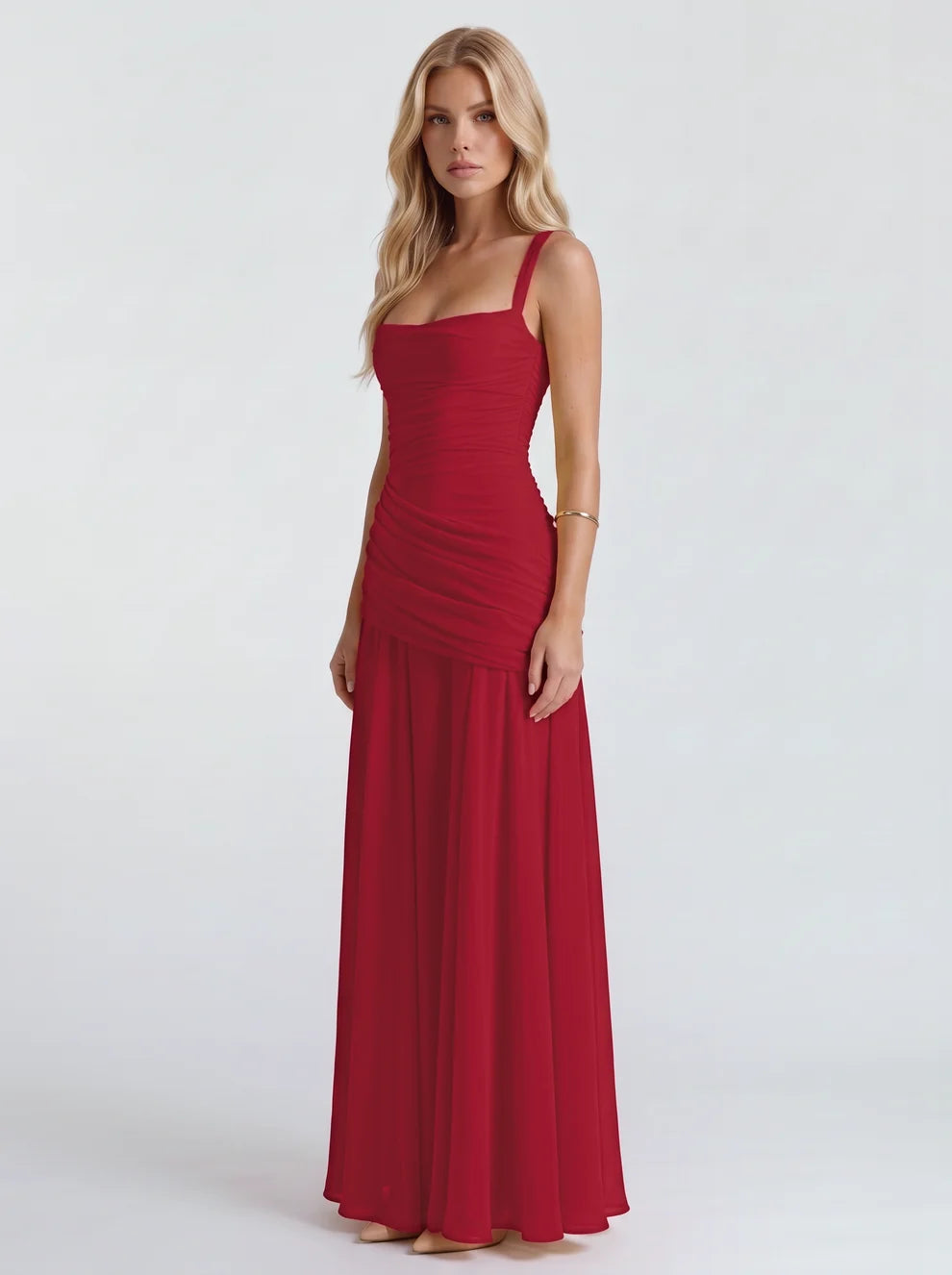 Charlotte Ruched Maxi Dress