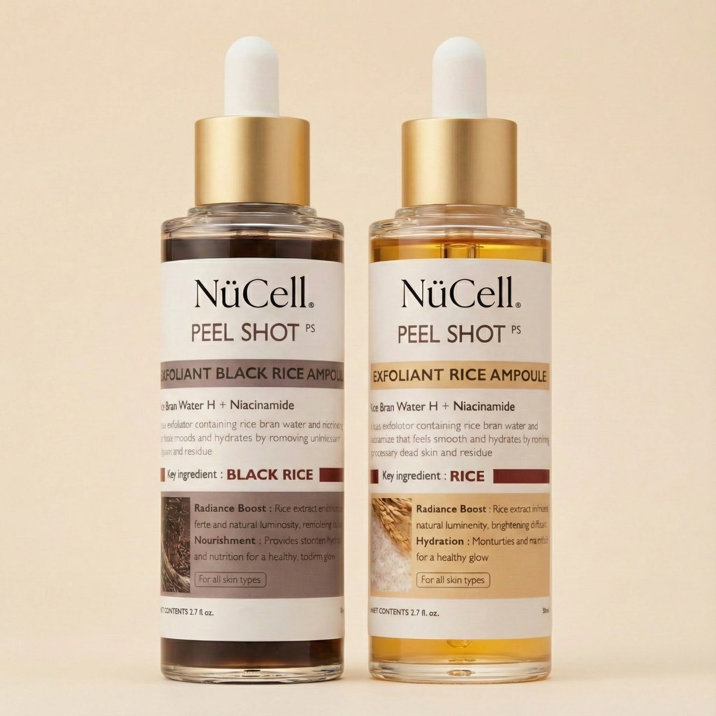Elvior Peel Shot Glow Rice Ampoule