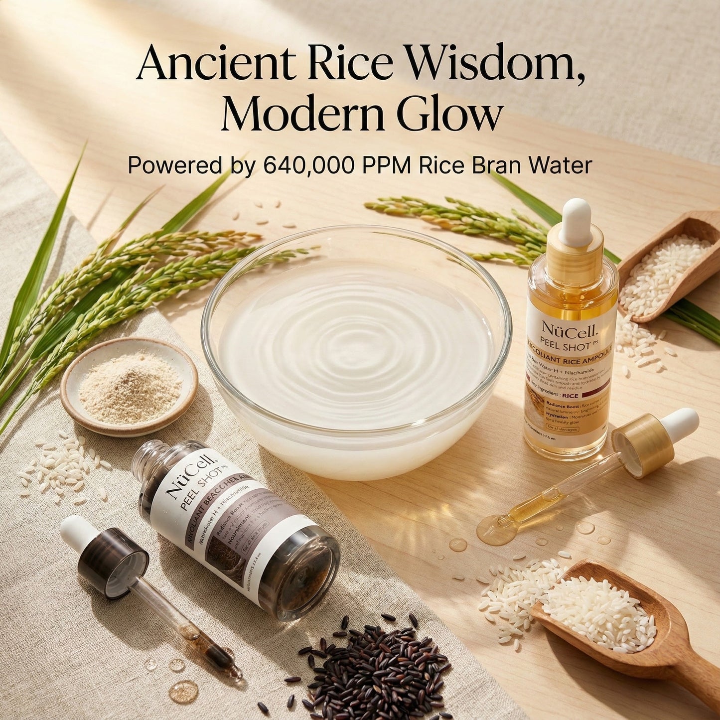 Elvior Peel Shot Glow Rice Ampoule