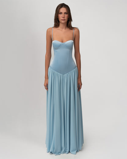 Amara Summer Corset Maxi Dress