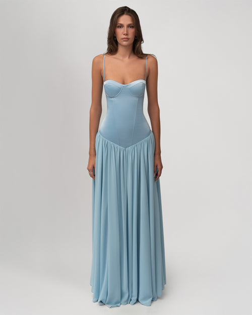 Amara Summer Corset Maxi Dress