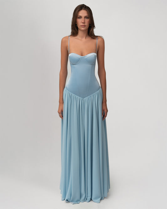 Amara Summer Corset Maxi Dress