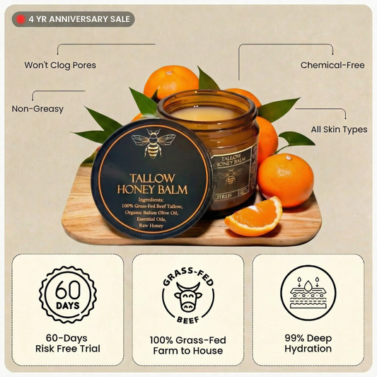 Elvior Organic Tallow Balm – Deep Moisture & Skin Repair