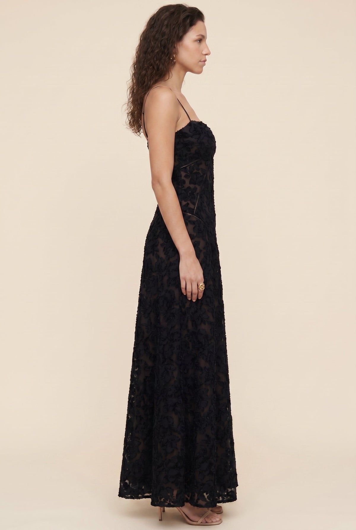 Satin Maxi Dress
