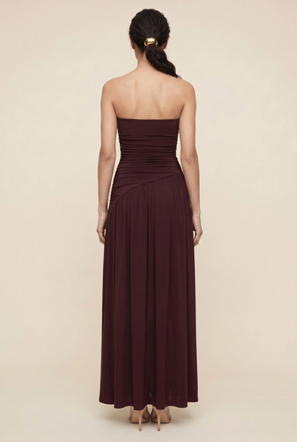 Maroon Maxi Dress