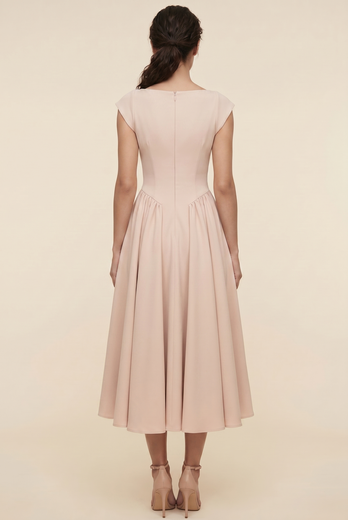 Camille Elegance Midi Dress