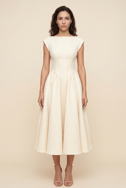 Camille Elegance Midi Dress
