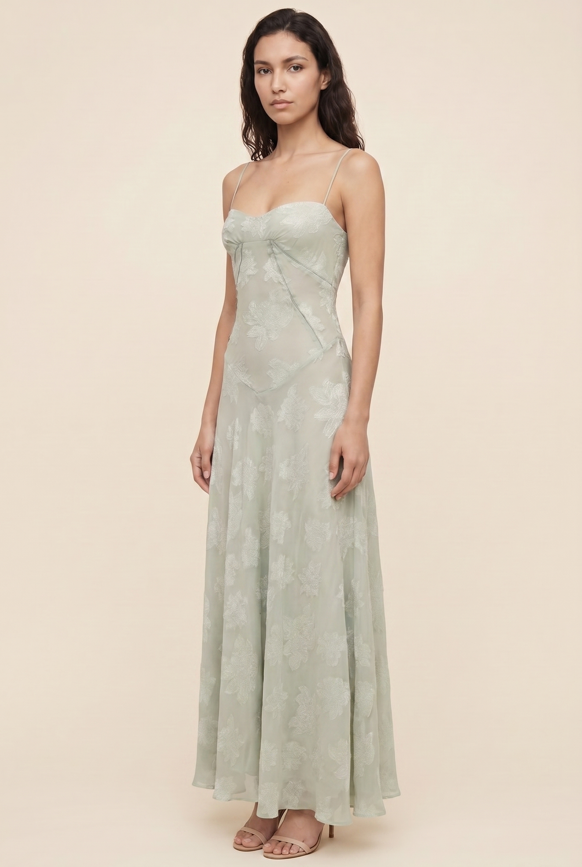 Satin Maxi Dress