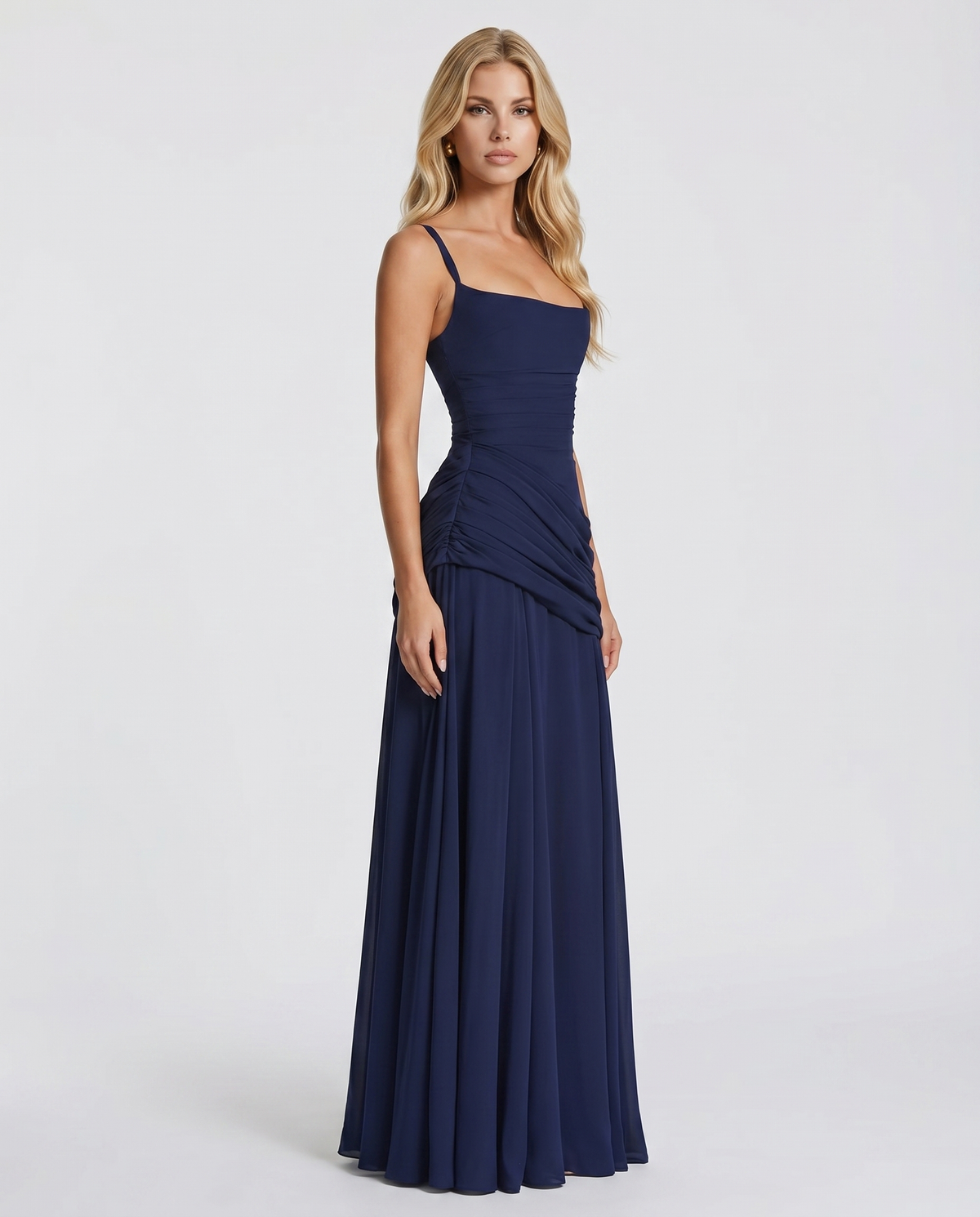 Charlotte Ruched Maxi Dress