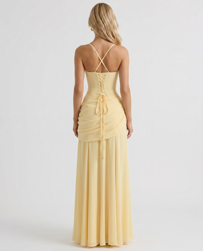Charlotte Ruched Maxi Dress