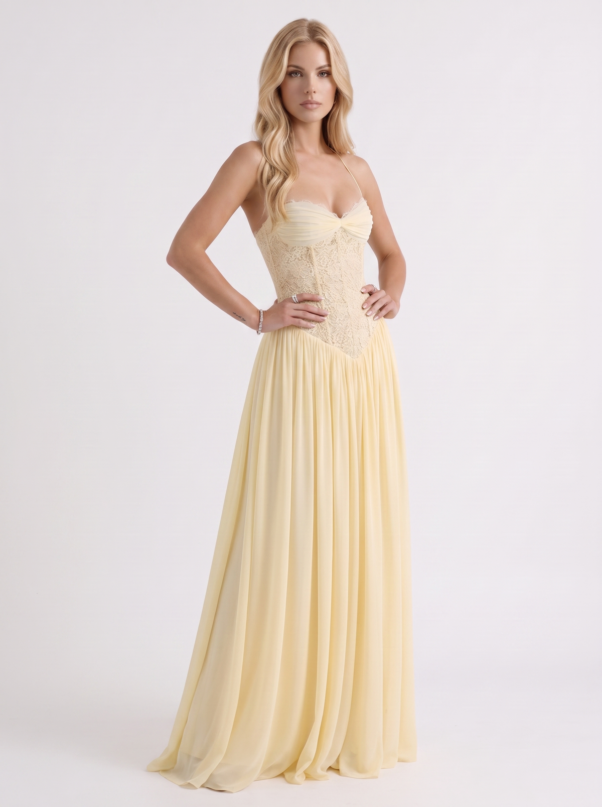 Isabella Lace Maxi Dress