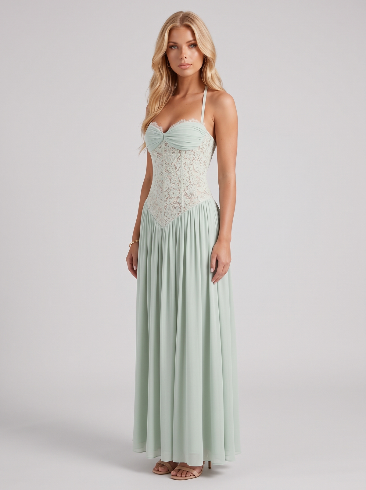 Isabella Lace Maxi Dress