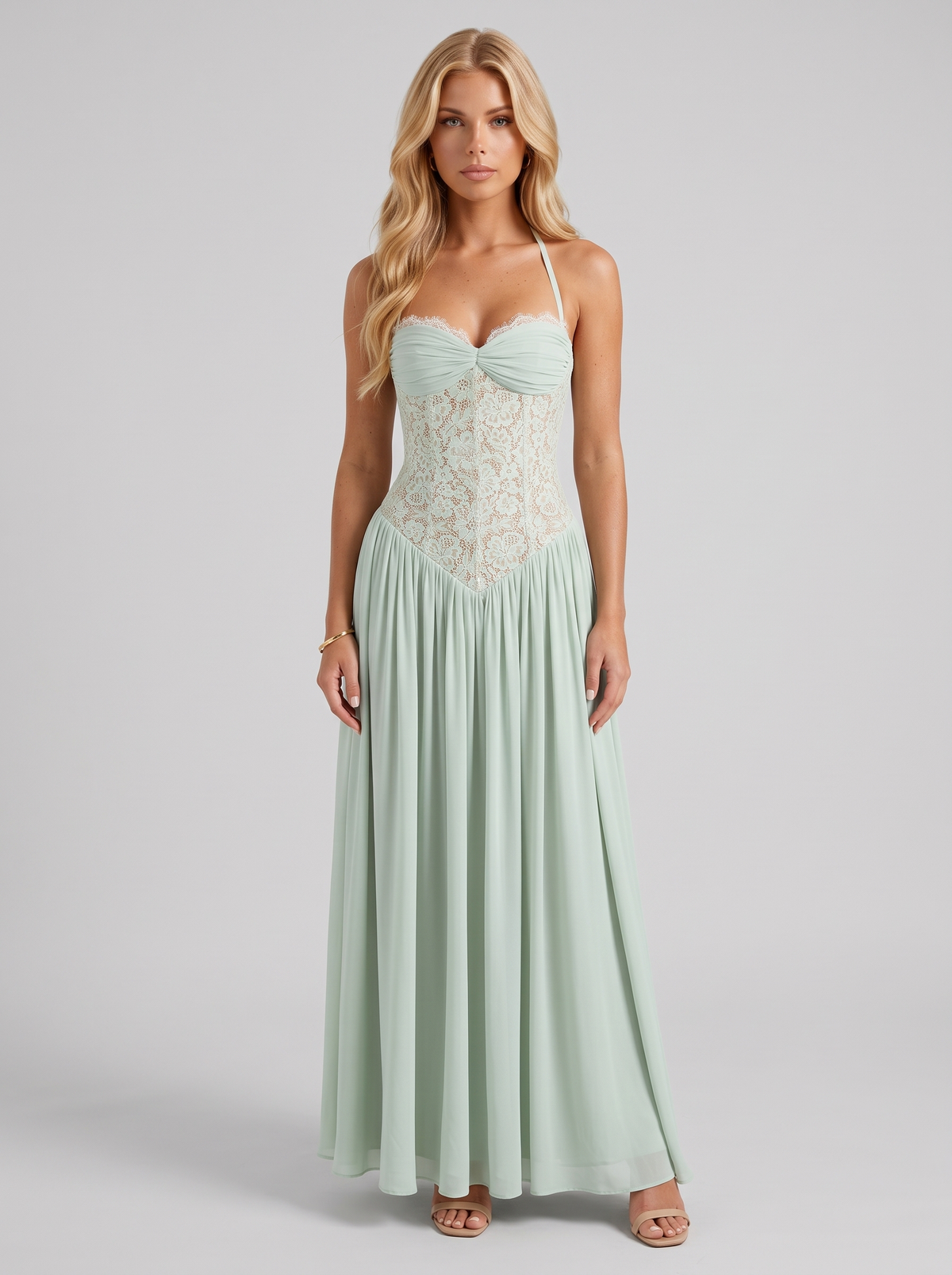 Isabella Lace Maxi Dress