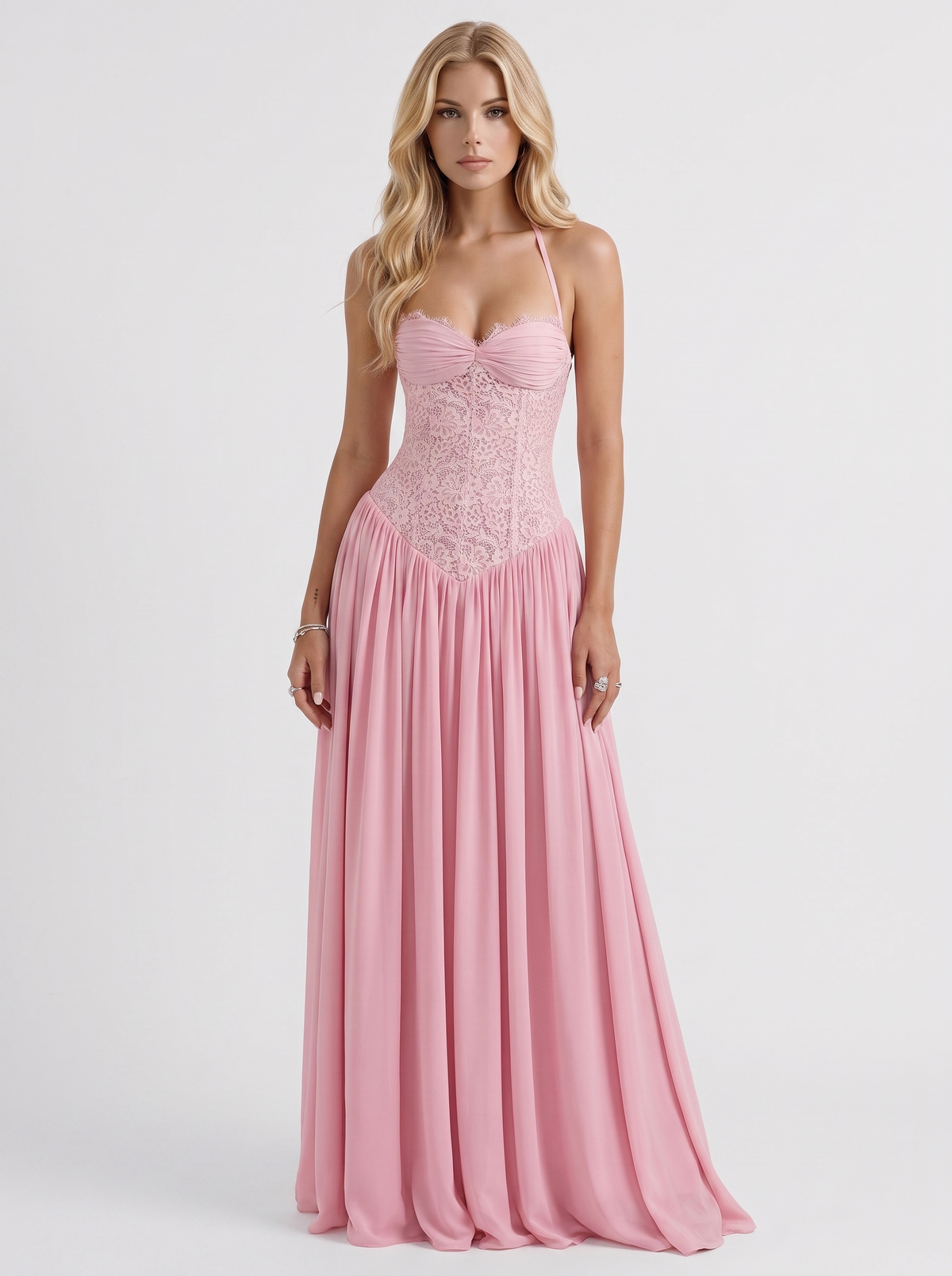 Isabella Lace Maxi Dress