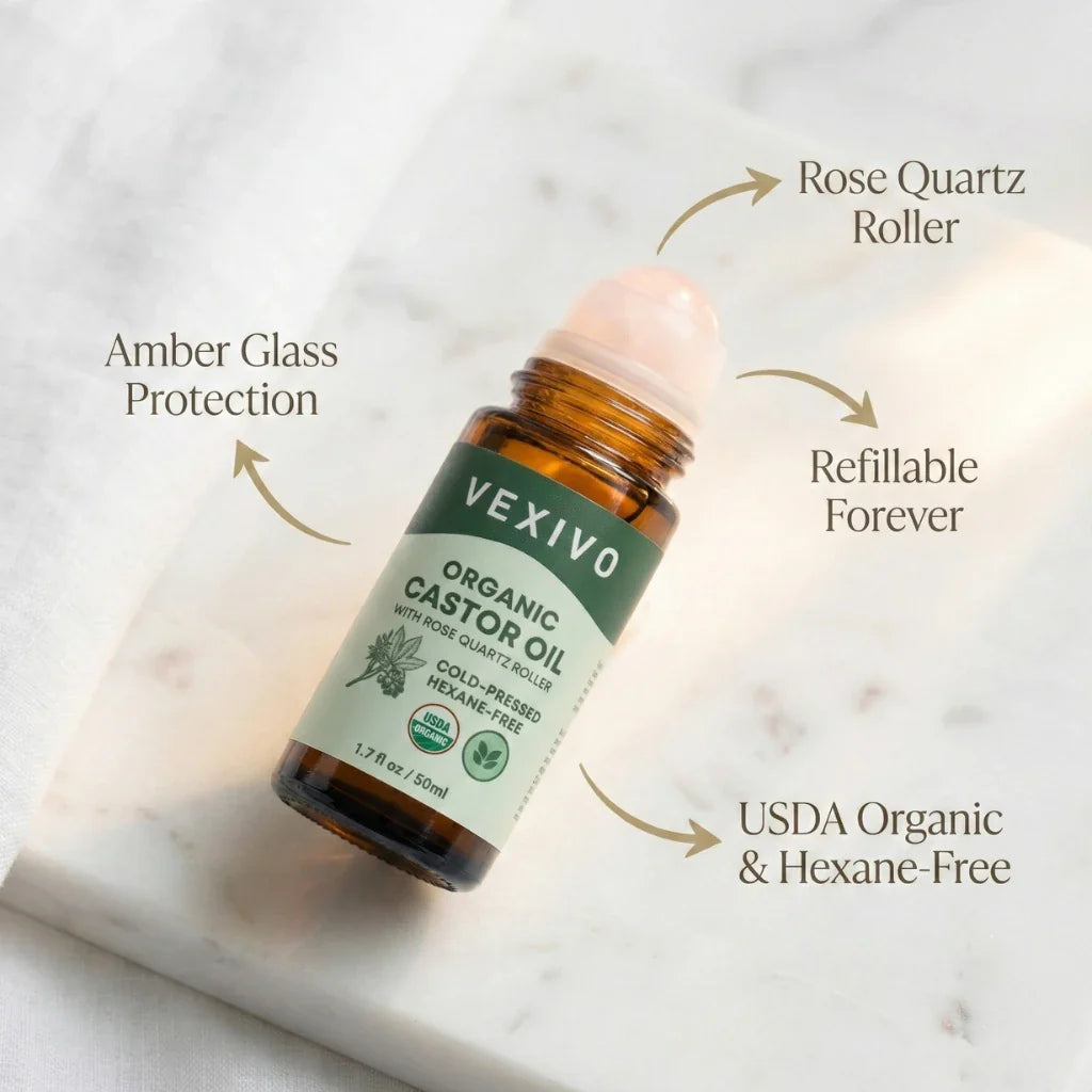 Organic Castor Oil Glow Roll-On